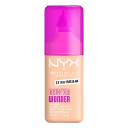 NYX Professional Makeup - Make'Em Wonder Bases de maquillaje 30 ml 02 - FAIR PORCELAIN
