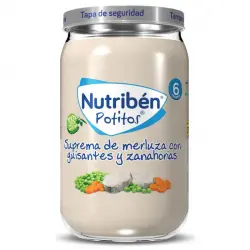 Potito Suprema de Merluza con Guisantes y Zanahorias 235 gr