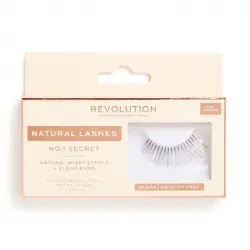 Revolution - Pestañas postizas Natural Lashes - Nº.1 Secret