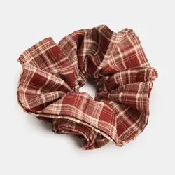 Scrunchie Rojo Cuadros Another Love
