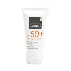 Spf50+ Crema Facial Protectora Con Color Natural