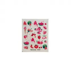 Varios - Pegatinas para decoración de uñas - Summer and fruit
