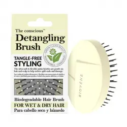 Biovène - *The conscious* - Cepillo detangling compacto biodegradable - Canary yellow