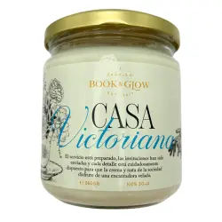 Book and Glow - *Los Archivos* - Vela de soja - Casa Victoriana
