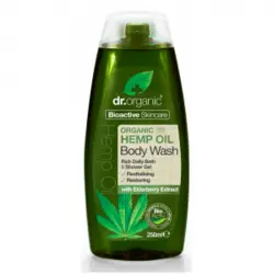 Dr Organic - Gel de ducha con Aceite de Cáñamo orgánico