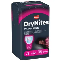 Huggies Drynites DryNites Niñas 4-7 Años 10 und Bragitas para Noche Abrsorbentes