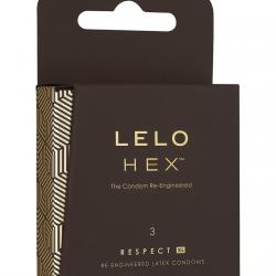 Lelo - Preservativos XL Hex Respect 3 Uds.