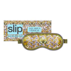 Máscara para dormir de seda pura Zodiaco Aquarius Slip acuario