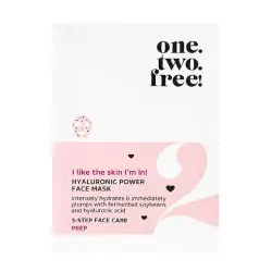 one.two.free! One Two Free Mascarilla Facial de Poder Hialurónico, 1 un