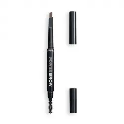 Revolution Relove - Lápiz de cejas Power Brow - Dark Brown