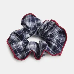 Scrunchie Azul Cuadros Another Love