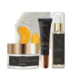 Set revitalizador de ojos Komplettes 24K Set de tratamiento facial