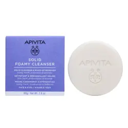 Solid Foamy Cleanser Limpiador y Desmaquillante Sólido para Rostro y Ojos 80 gr