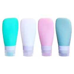 UNIQ - Botellas De Viaje De Silicona Reutilizables Accesorios 4 pieces unisex