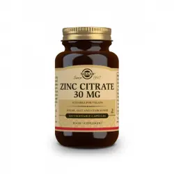 Zinc citrato 30mg cápsulas vegetales