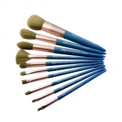 Kit 10 Brochas Con Estuche