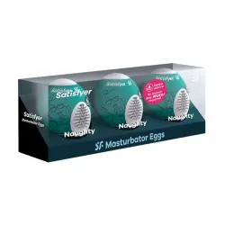 Satisfyer - Set de huevos masturbadores Hydro Active - Naughty