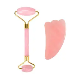 UNIQ - Rodillo De Jade + Piedra Guasha Masaje facial 2 pieces unisex