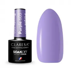 Claresa - Esmalte semipermanente Soak off - 603: Purple