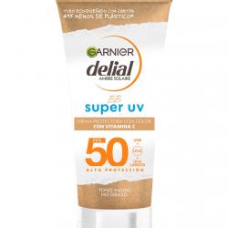 DELIAL - Crema Protectora Facial Con Color BB Super UV FPS 50 Tono Medio Garnier