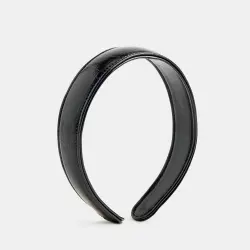 Diadema Cuero Ancha Another Love Negro