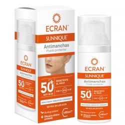 Ecran - Protector Solar Antimanchas Cara Y Escote SPF50+ Sunnique