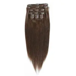 Fashiongirl - Extensiones Con Clip Fashiongirl #60 Rubio Platino - 65 Cm Extensiones de cabello 1 pieces Negro unisex