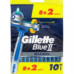 Gillette - Maquinillas De Afeitar Desechables Blue II Maximun