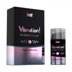 Intt - Gel excitante con efecto de vibración - Bubble Gum