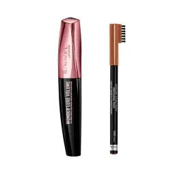 MÃ¡scara Wonder Luxe Extreme Black + Eyebrow Pencil Tono 002 De Regalo