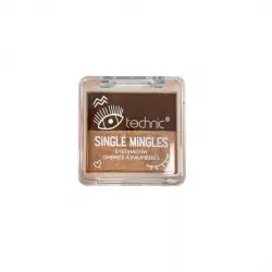 Technic Cosmetics - Mini paleta de sombras de ojos Single Mingles - First Date