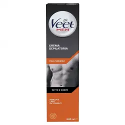 Veet - Crema para Hombres con Piel Normal Cremas depilatorias y de afeitado 200 ml male