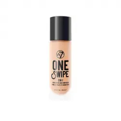 W7 - Base de maquillaje y corrector One Swipe 2 en 1 - Natural Beige