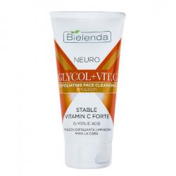 Bielenda - Limpiador facial exfoliante Glycol + Vit. C