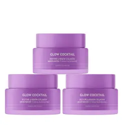 Glow Cocktail - Trío renovador de colágeno Cremas faciales 150 ml female