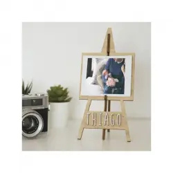 Marco de Fotos Personalizado Caballete de Pintura
