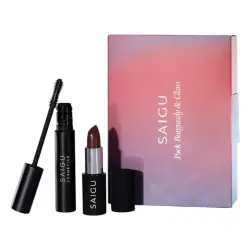 Saigu Cosmetics - Pack Burgundy & Glam - Velvet Gala + Click & Long