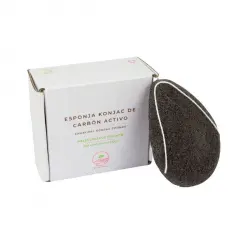 Esponja Konjac de Carbón Activo