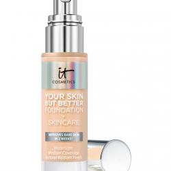 IT Cosmetics - Base De Maquillaje Cobertura Media Your Skin But Better Foundation + Skincare