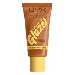 NYX Professional Makeup - Buttermelt Glaze FPS 30 Bases de maquillaje 30 ml 06W - PRALINE BUTTA