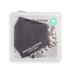 Revolution - Pack de 2 mascarillas de tela reutilizables - Black