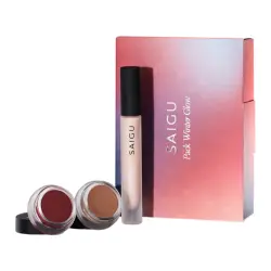Saigu Cosmetics - Pack Winter Glow - Arya + Viena + Bronzer