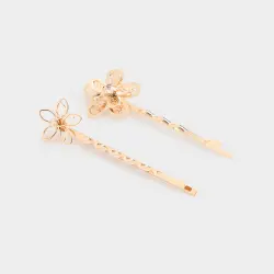 Set 2 Clips De Pelo Flor Another Love