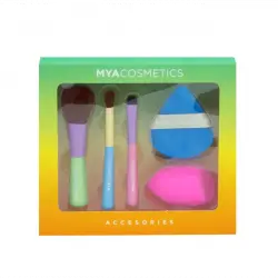 ¡28% DTO! Set Brochas y Esponjas de Maquillaje