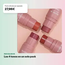 CORAZONA Pack Coloretes Multi-stick Blush In - 4 Tonos Berry Wine Sweet Peach Honey Rose Marsala Sunset Cruelty Free Vegan
