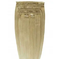 Gold24 - Extensiones Con Clip Gold24 #4 Marrón - 60 Cm Extensiones de cabello 1 pieces Marrón claro unisex