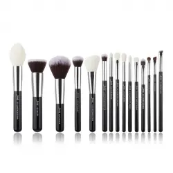 Jessup Beauty - Set de brochas 15 piezas - T180: Black/Silver