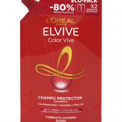 L'Oréal Paris - Champú Protector Eco-pack Color Vive Elvive