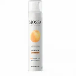 MOSSA BB NUDE SOFT BEIGE 5 en 1 Crema Hidratante con Color, 50 ml