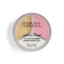 Physicians Formula - Polvos para sellar 3 en 1 Mineral Wear